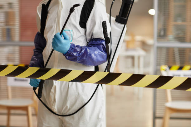 Professional Trauma Scene Cleanup technician working in East Waterboro, ME